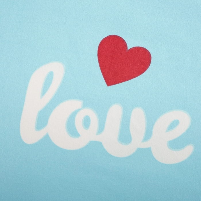 91家纺网 家纺一手货源 找家纺 艾裙海 2020新款斜纹加厚单被套 心心相印