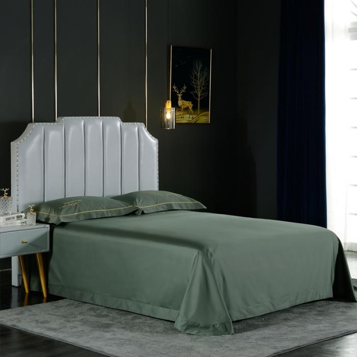 91家纺网 家纺一手货源 找家纺 80支埃及长绒棉时尚绣四件套全棉四件套