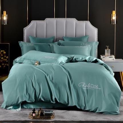 80支埃及长绒棉时尚绣四件套全棉四件套