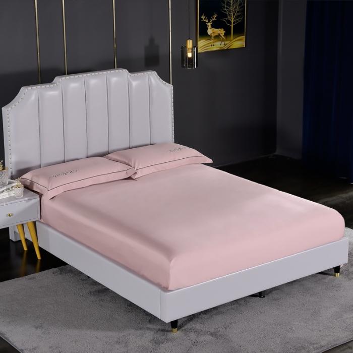 91家纺网 家纺一手货源 找家纺 80支埃及长绒棉时尚绣四件套全棉四件套