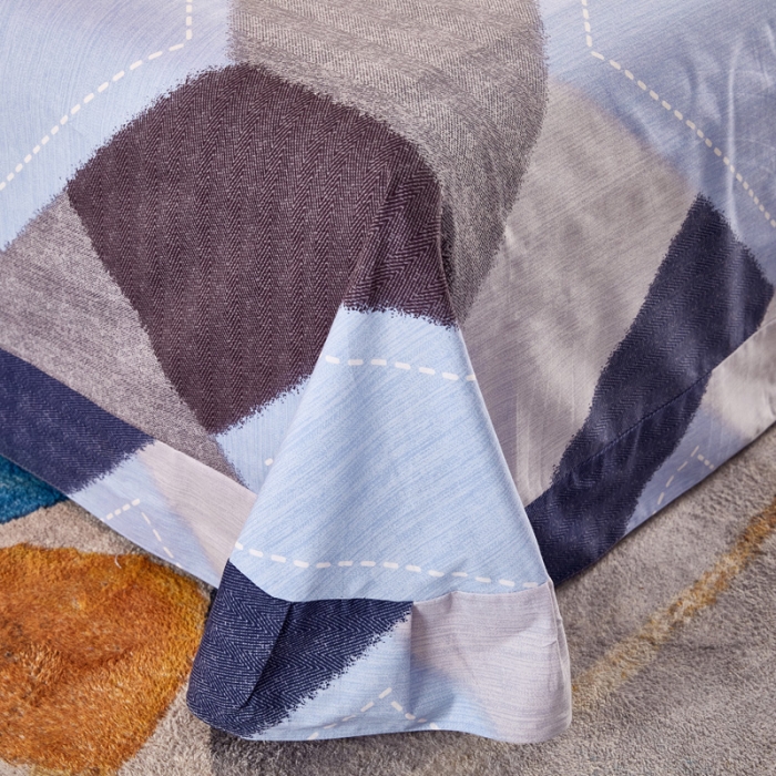 91家纺网 家纺一手货源 找家纺 雲归梦 2020新款多规格全棉加厚磨毛单床单 城市密码