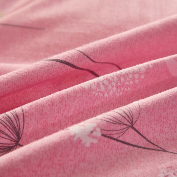 91家纺网 家纺一手货源 找家纺 雲归梦 2020新款多规格全棉加厚磨毛单床单 菊香满院-粉