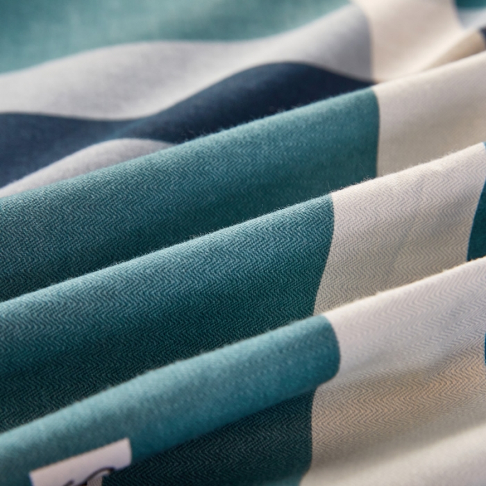 91家纺网 家纺一手货源 找家纺 雲归梦 2020新款多规格全棉加厚磨毛单床单 可爱笑脸-蓝