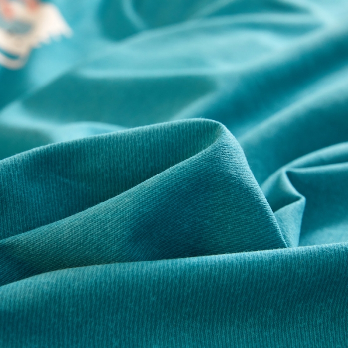 91家纺网 家纺一手货源 找家纺 雲归梦 2020新款多规格全棉加厚磨毛单床单 恐龙乐园-蓝