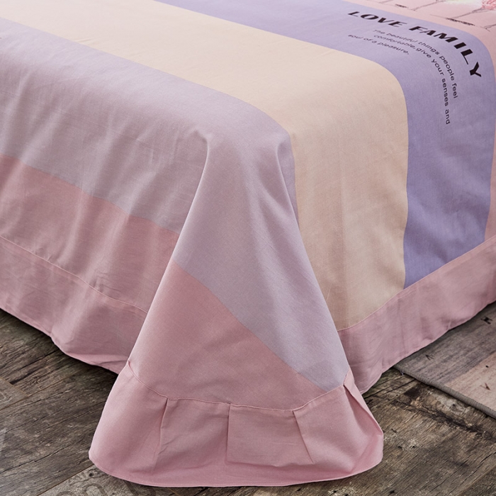 91家纺网 家纺一手货源 找家纺 雲归梦 2020新款多规格全棉加厚磨毛单床单 幸福小世界