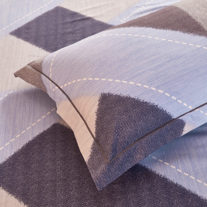 91家纺网 家纺一手货源 找家纺 雲归梦 2020新款多规格全棉加厚磨毛单枕套一对 城市密码