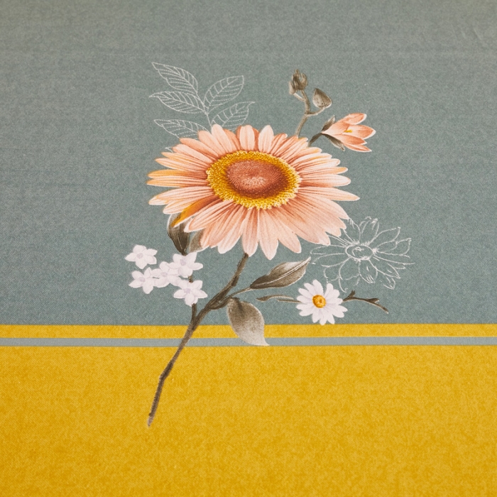 91家纺网 家纺一手货源 找家纺 雲归梦 2020新款多规格全棉加厚磨毛单枕套一对陌上花开-绿