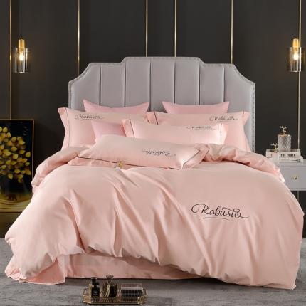 80支埃及长绒棉时尚绣四件套全棉四件套