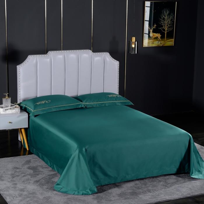 91家纺网 家纺一手货源 找家纺 80支埃及长绒棉时尚绣四件套全棉四件套