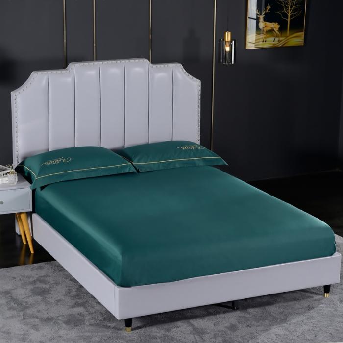 91家纺网 家纺一手货源 找家纺 80支埃及长绒棉时尚绣四件套全棉四件套