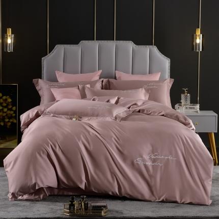 80支埃及长绒棉时尚绣四件套全棉四件套