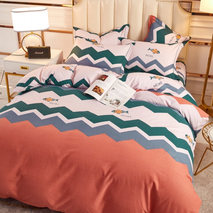 91家纺网 家纺一手货源 找家纺 雲归梦 2020新款多规格全棉加厚磨毛单被套 彩色乐园