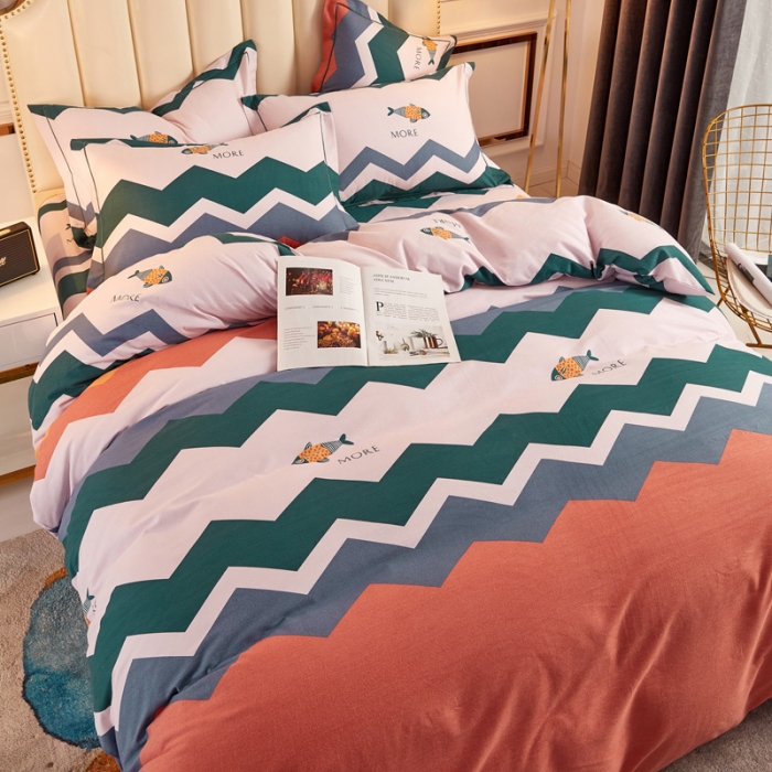 91家纺网 家纺一手货源 找家纺 雲归梦 2020新款多规格全棉加厚磨毛单被套 彩色乐园