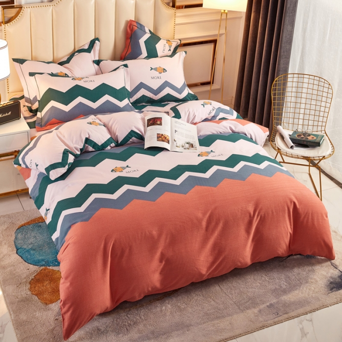 91家纺网 家纺一手货源 找家纺 雲归梦 2020新款多规格全棉加厚磨毛单被套 彩色乐园