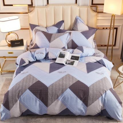 雲归梦 2020新款多规格全棉加厚磨毛单被套 城市密码