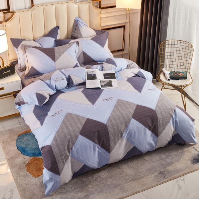 91家纺网 家纺一手货源 找家纺 雲归梦 2020新款多规格全棉加厚磨毛单被套 城市密码