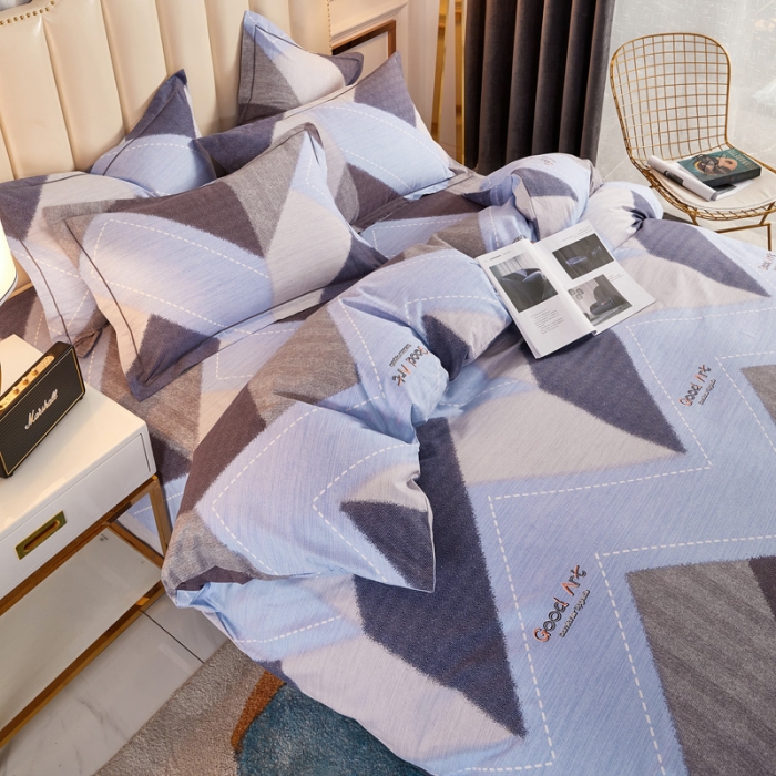 91家纺网 家纺一手货源 找家纺 雲归梦 2020新款多规格全棉加厚磨毛单被套 城市密码