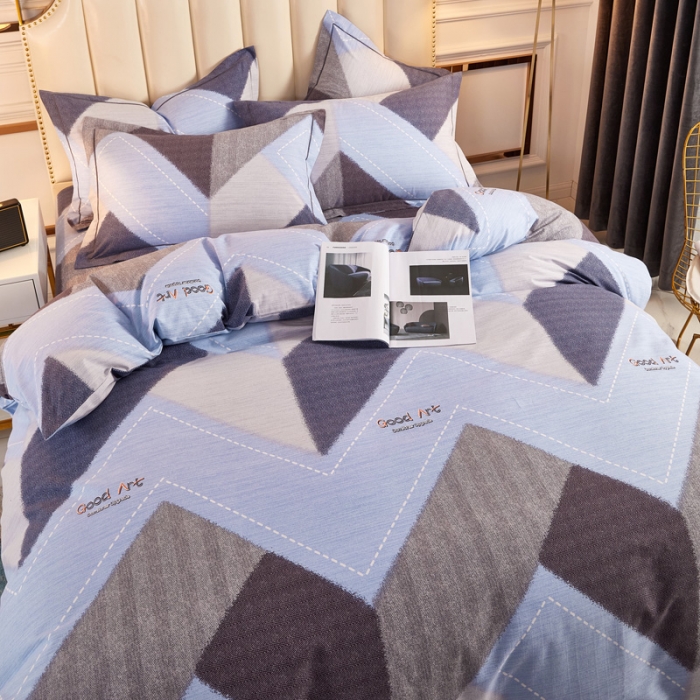 91家纺网 家纺一手货源 找家纺 雲归梦 2020新款多规格全棉加厚磨毛单被套 城市密码