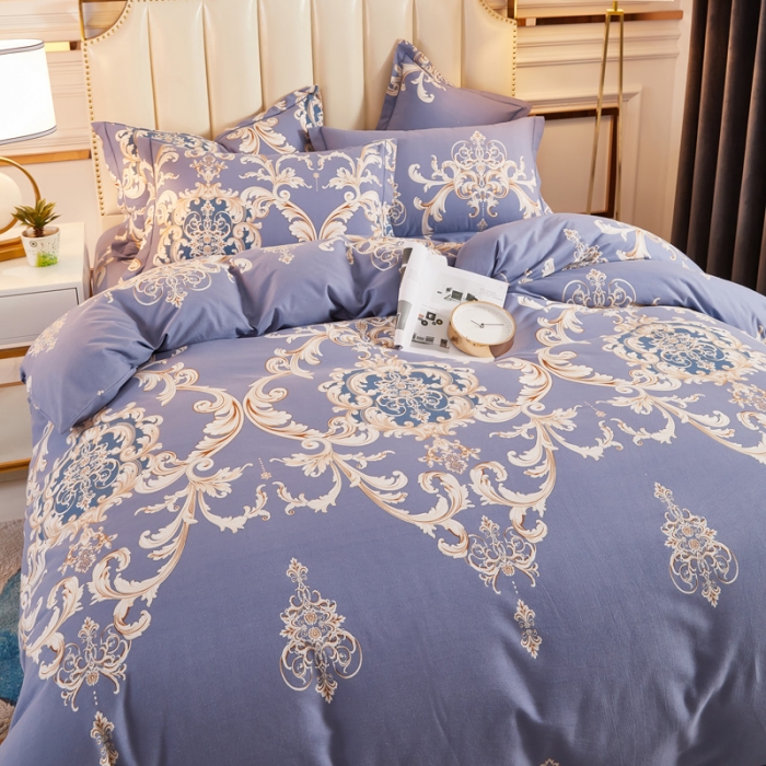 91家纺网 家纺一手货源 找家纺 雲归梦 2020新款多规格全棉加厚磨毛单被套 繁华似锦