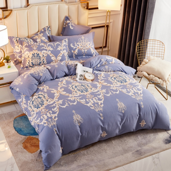 91家纺网 家纺一手货源 找家纺 雲归梦 2020新款多规格全棉加厚磨毛单被套 繁华似锦