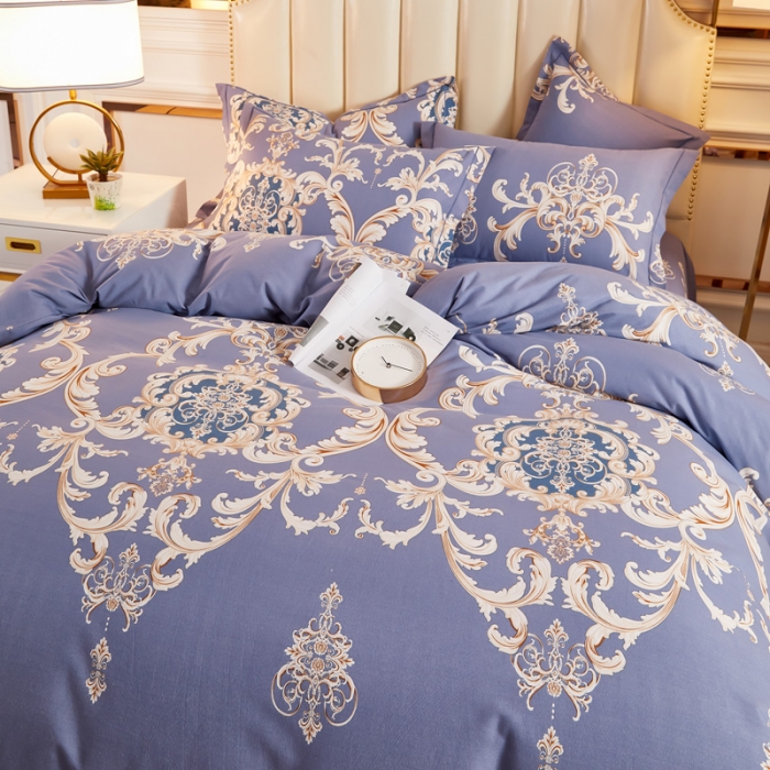 91家纺网 家纺一手货源 找家纺 雲归梦 2020新款多规格全棉加厚磨毛单被套 繁华似锦