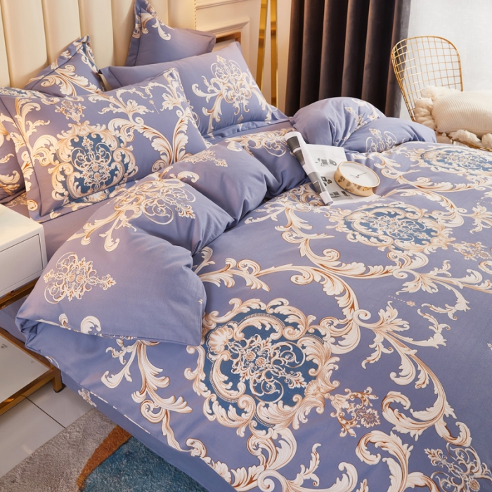 91家纺网 家纺一手货源 找家纺 雲归梦 2020新款多规格全棉加厚磨毛单被套 繁华似锦