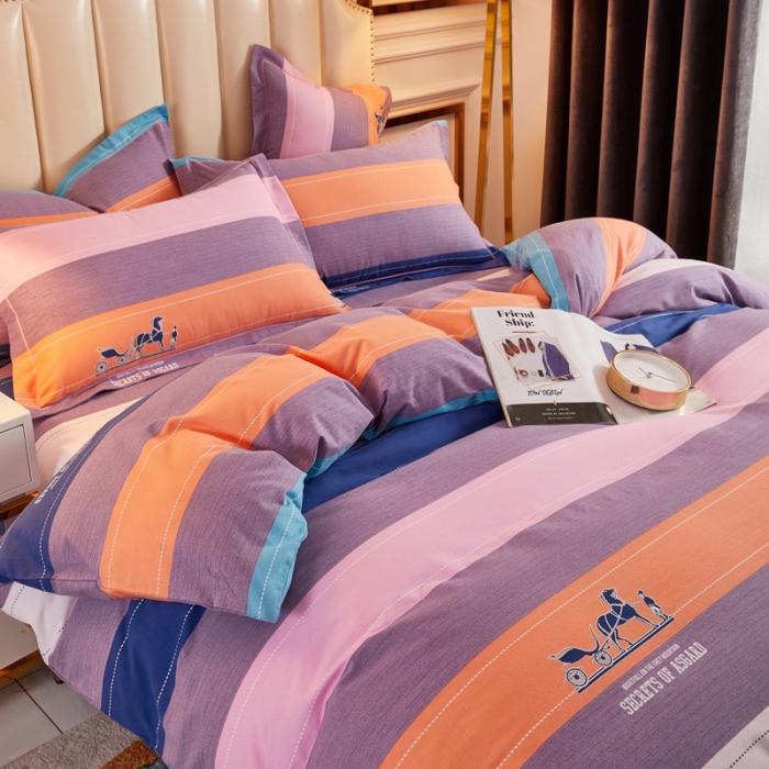 91家纺网 家纺一手货源 找家纺 雲归梦 2020新款多规格全棉加厚磨毛单被套 简约生活