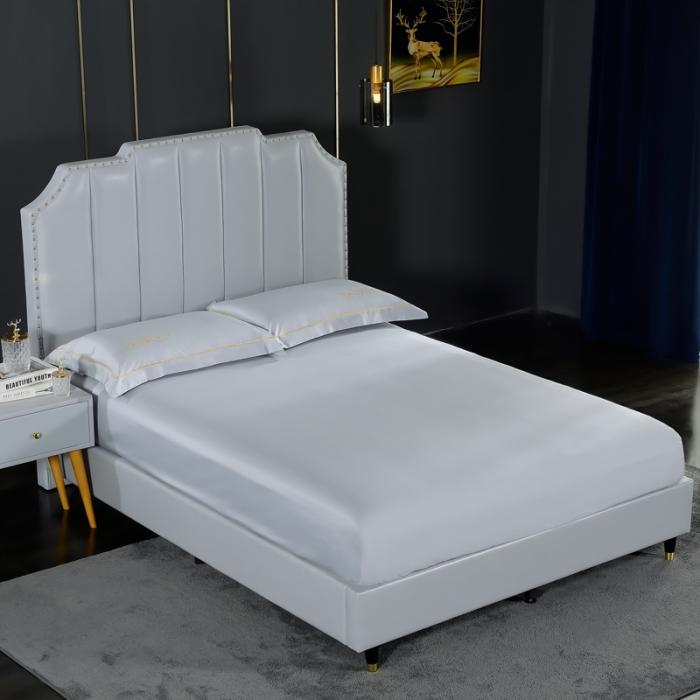 91家纺网 家纺一手货源 找家纺 80支埃及长绒棉时尚绣四件套全棉四件套