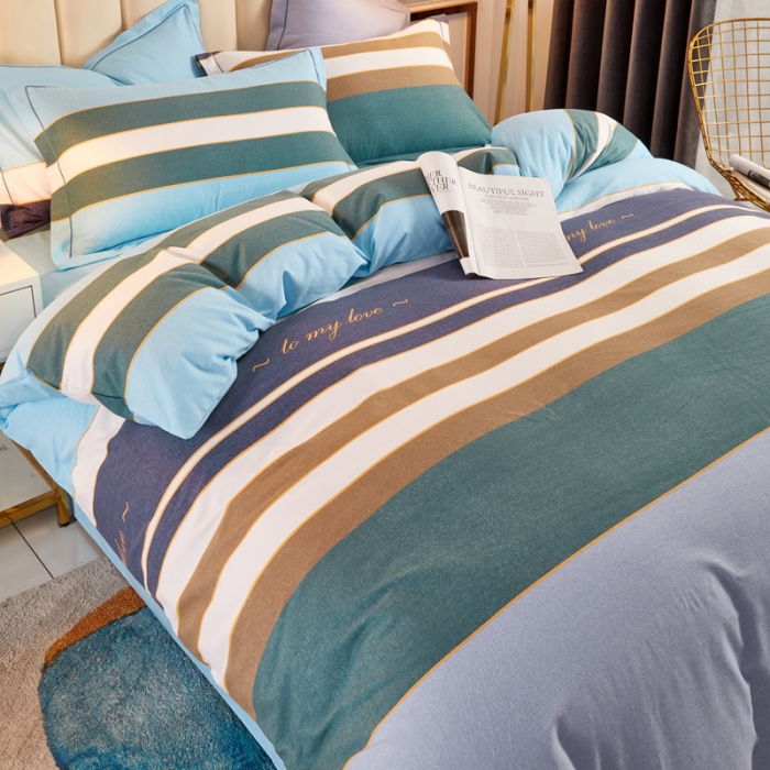 91家纺网 家纺一手货源 找家纺 雲归梦 2020新款多规格全棉加厚磨毛单被套 小资小调