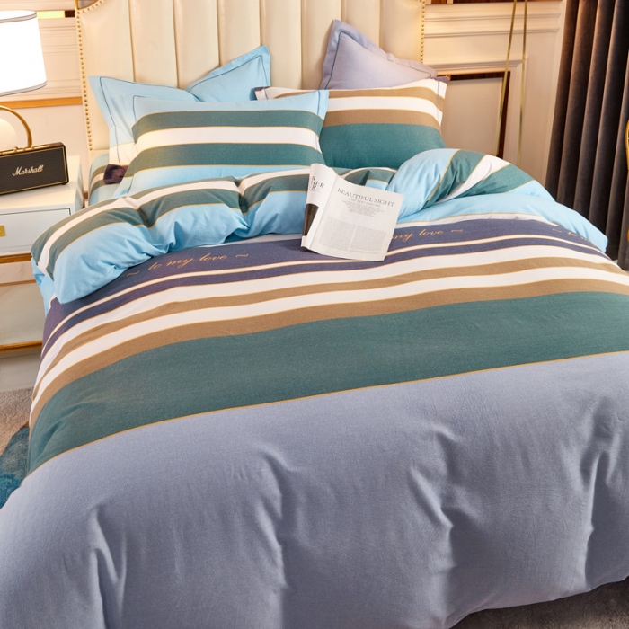 91家纺网 家纺一手货源 找家纺 雲归梦 2020新款多规格全棉加厚磨毛单被套 小资小调