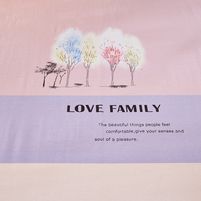 91家纺网 家纺一手货源 找家纺 雲归梦 2020新款多规格全棉加厚磨毛单被套 幸福小世界