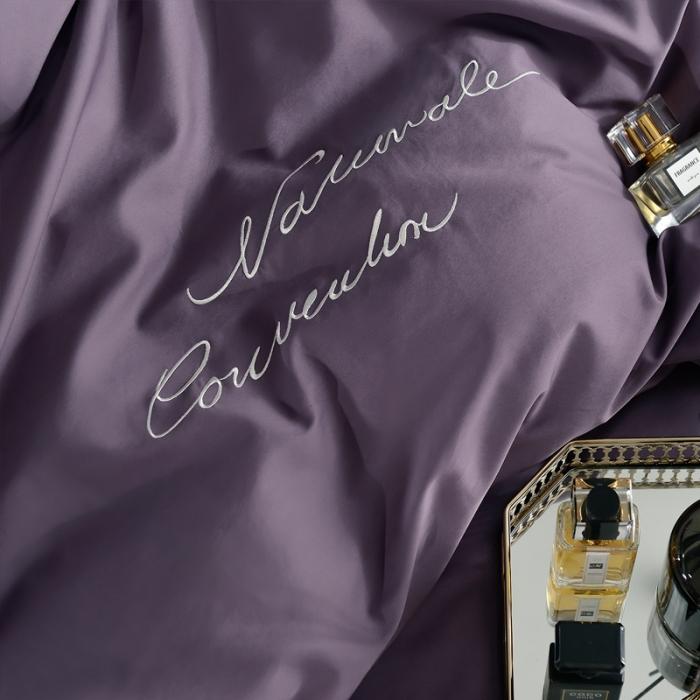 91家纺网 家纺一手货源 找家纺 80支埃及长绒棉时尚绣四件套全棉四件套