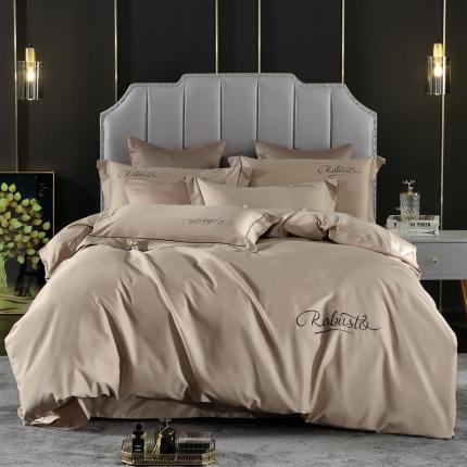 80支埃及长绒棉时尚绣四件套全棉四件套