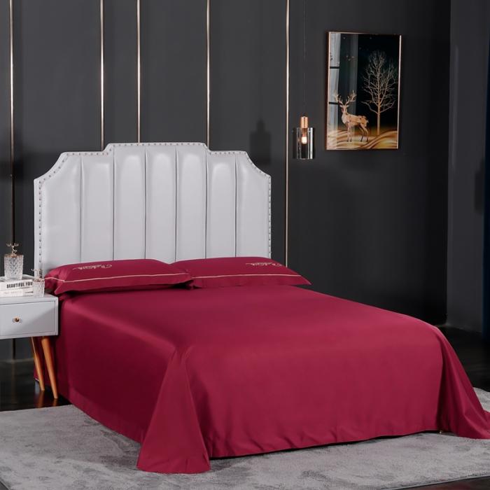 91家纺网 家纺一手货源 找家纺 80支埃及长绒棉时尚绣四件套全棉四件套