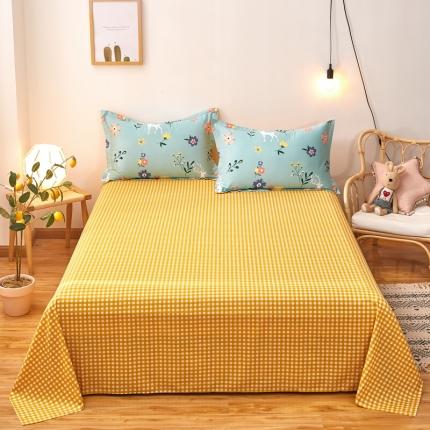 91家纺网 家纺一手货源 找家纺 （总）衿成家纺 2025新款13070全棉单床单