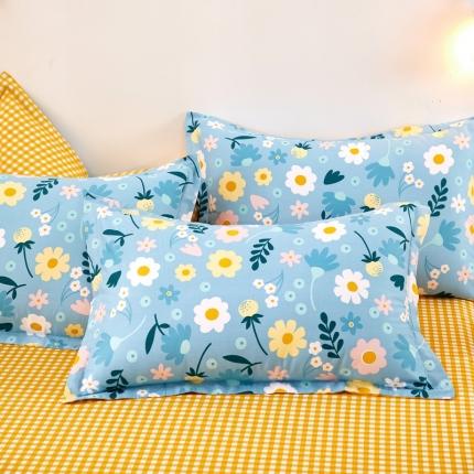 91家纺网 家纺一手货源 找家纺 衿成家纺 2025新款13070全棉枕套一对 甜蜜花园