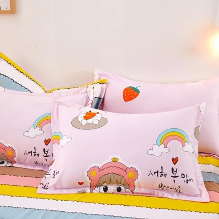 91家纺网 家纺一手货源 找家纺 （总）衿成家纺 2025新款13070全棉枕套一对