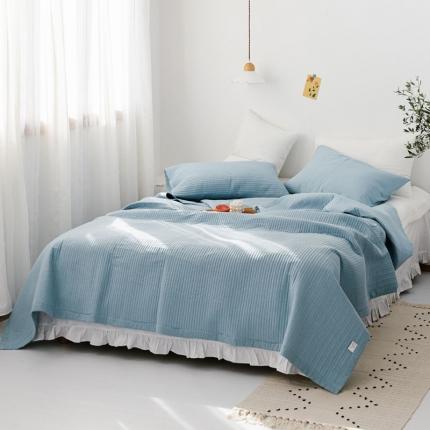 91家纺网 家纺一手货源 找家纺 （总）梦家居 2020新款色织水洗棉夹棉床盖