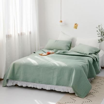 91家纺网 家纺一手货源 找家纺 （总）梦家居 2020新款色织水洗棉夹棉床盖