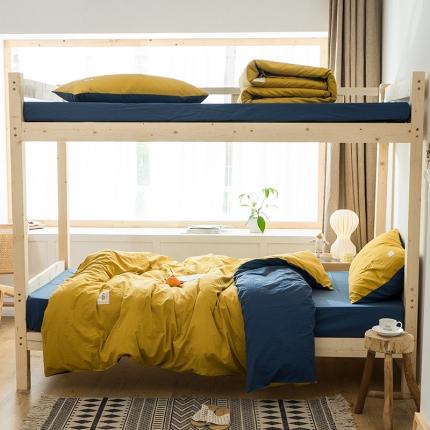 91家纺网 家纺一手货源 找家纺 （总）蓝巢 2020新款全棉水洗棉学生季三件套