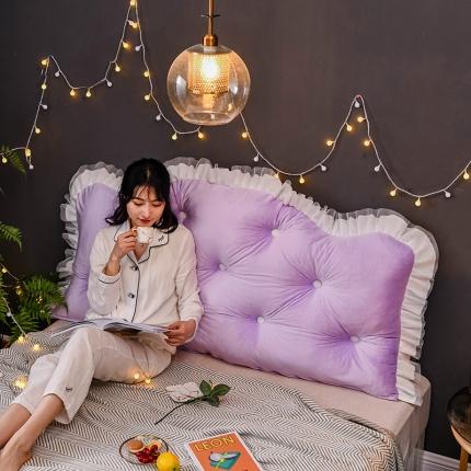 91家纺网 家纺一手货源 找家纺 （总）一兰 2020新款ins网红水晶绒床头靠垫靠背