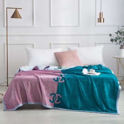 91家纺网 家纺一手货源 找家纺 卡奥轻奢复合毯子拉舍尔毛毯云毯法莱绒水晶绒毛毯告白