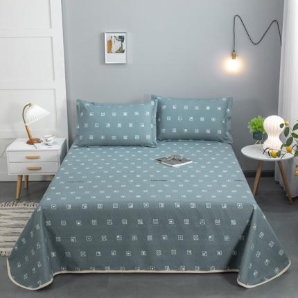 91家纺网 家纺一手货源 找家纺 （总）润淳 2025新款棉麻老粗布全棉床单三件套