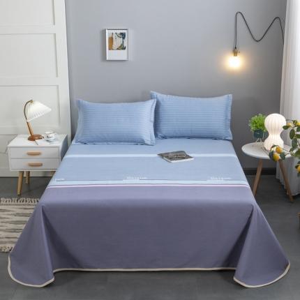 91家纺网 家纺一手货源 找家纺 润淳 2025新款棉麻老粗布全棉床单三件套 梦想之都