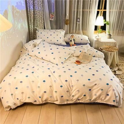 91家纺网 家纺一手货源 找家纺 （总）感遇家纺 2020新款全棉小清新卡通四件套新花色