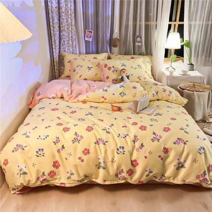 91家纺网 家纺一手货源 找家纺 （总）感遇家纺 2020新款全棉小清新卡通四件套新花色