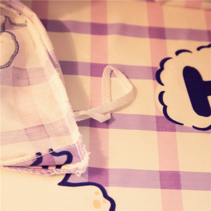 91家纺网 家纺一手货源 找家纺 （总）感遇家纺 2020新款全棉小清新卡通四件套新花色