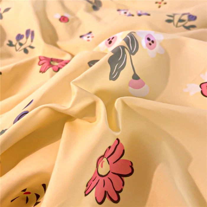 91家纺网 家纺一手货源 找家纺 感遇家纺 2020新款全棉小清新卡通四件套新花色 秘密花园