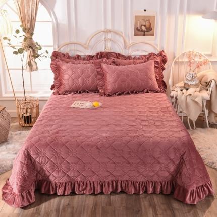 床盖 夹棉床盖牛奶绒床盖 水晶绒床盖 榻榻米床盖 单品床单