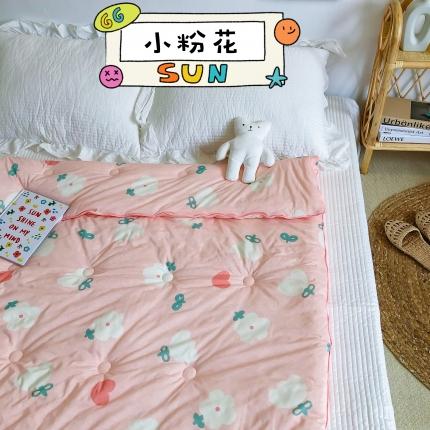 91家纺网 家纺一手货源 找家纺 星期八 2020新款婴儿裸睡级春秋冬被 小粉花
